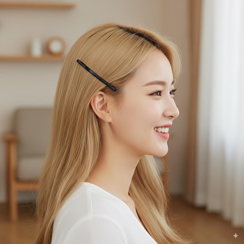 Simple Line Vivid Color Bobby Pin (3.3 Inch) / Leopard French Hair Pin / Hair Accessory for Woman