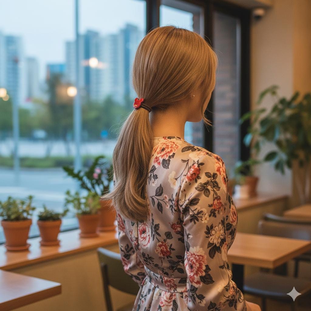 Aurora Cute Puppy Hair Tie / Simple Cute Ponytail Holder / Hair Accessory for Woman / French Hair Tie