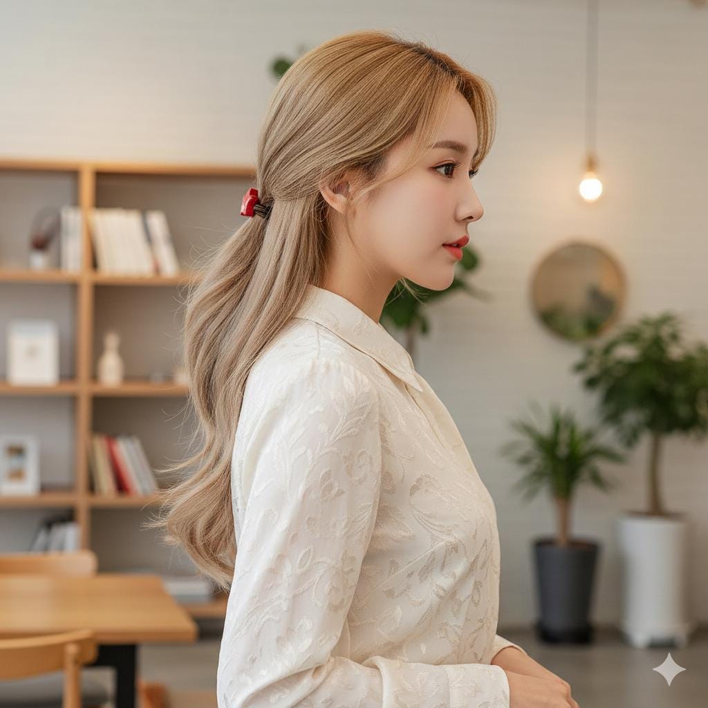 Aurora Cute Star Hair Tie / Simple Cute Ponytail Holder / Hair Accessory for Woman / French Hair Tie