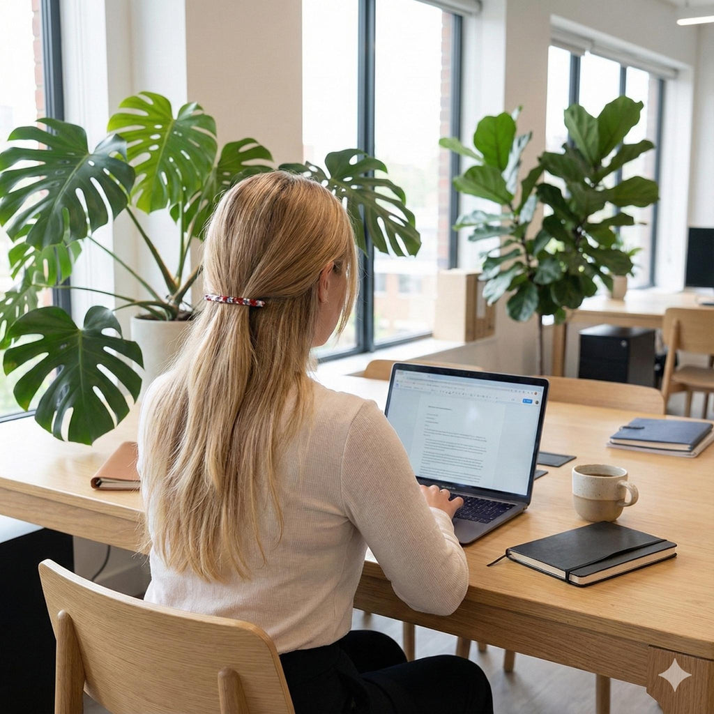 Slim Basic French Hair Barrette (3.3 Inch) / Tortoise Marble French Hair Pin / Hair Accessory for Woman / Automatic Hair Clip