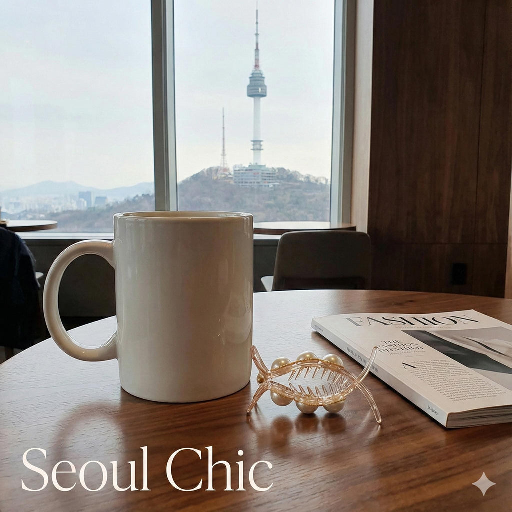 Round White Pearl Hair Clip / Cute Hair Claw / Hair Accessory for Woman / Pearl Barrette / Ponytail Holder