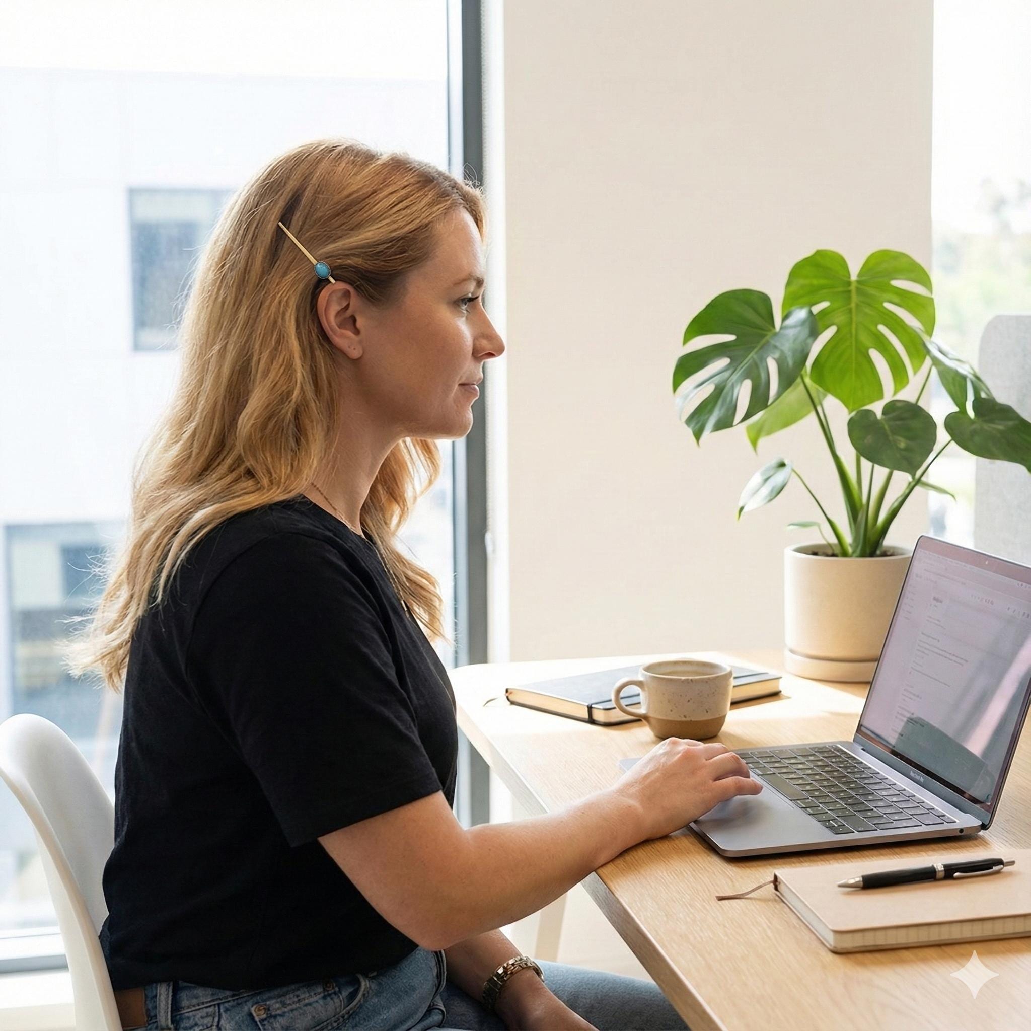 Mini Point Formica Hair Pin (2.6 Inch ) / Vintage Antique Hair Bobby Pin / Hair Accessory Pin for Woman