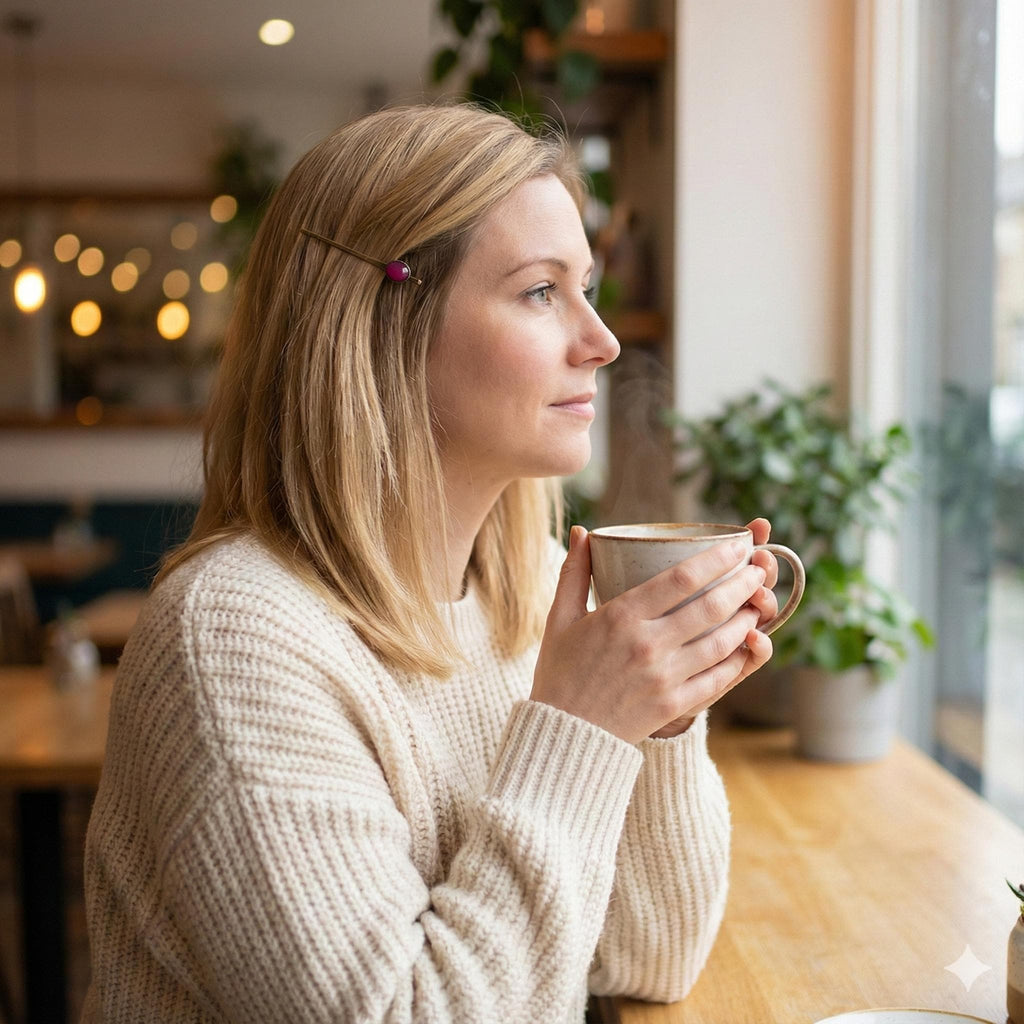 Mini Point Formica Hair Pin (2.6 Inch ) / Vintage Antique Hair Bobby Pin / Hair Accessory Pin for Woman