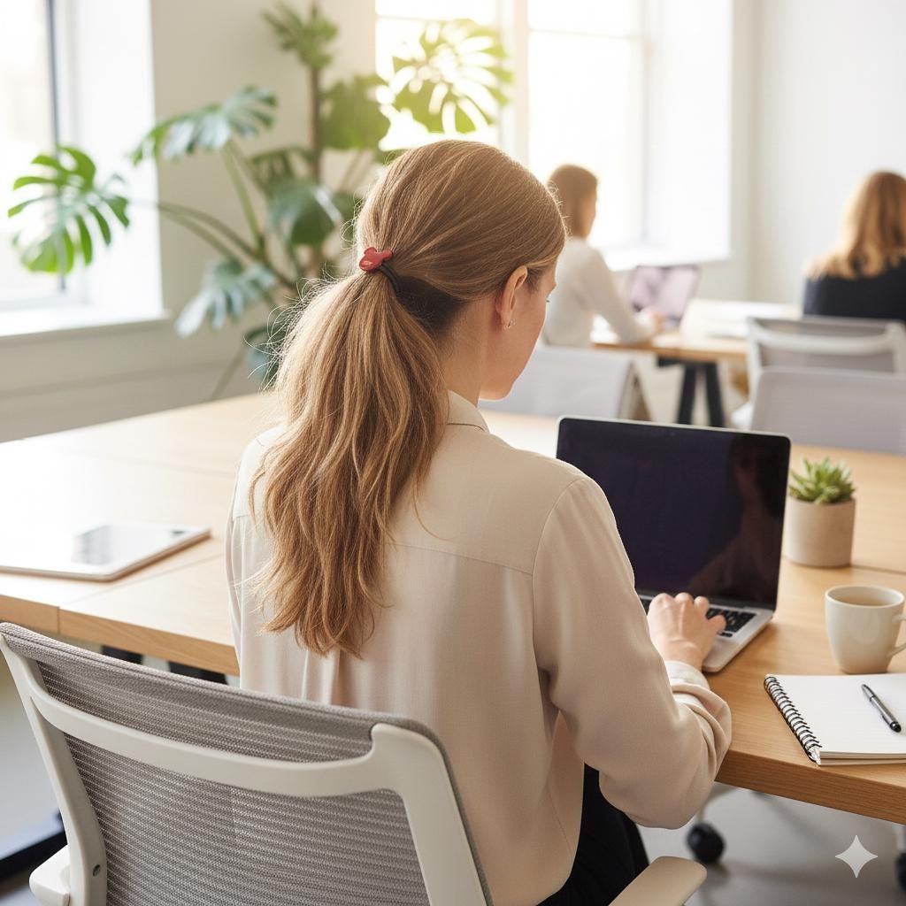 Aurora Cute Puppy Hair Tie / Simple Cute Ponytail Holder / Hair Accessory for Woman / French Hair Tie