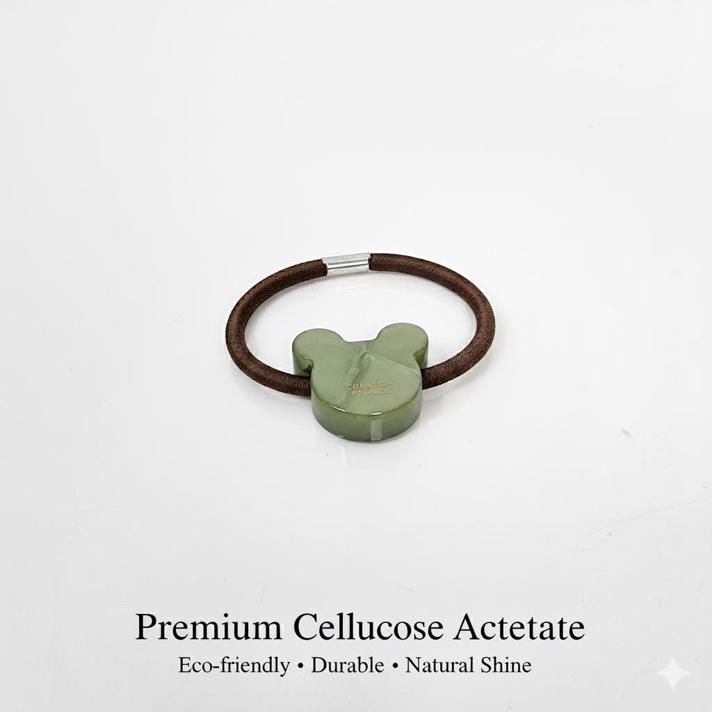 Aurora Cute Puppy Hair Tie / Simple Cute Ponytail Holder / Hair Accessory for Woman / French Hair Tie