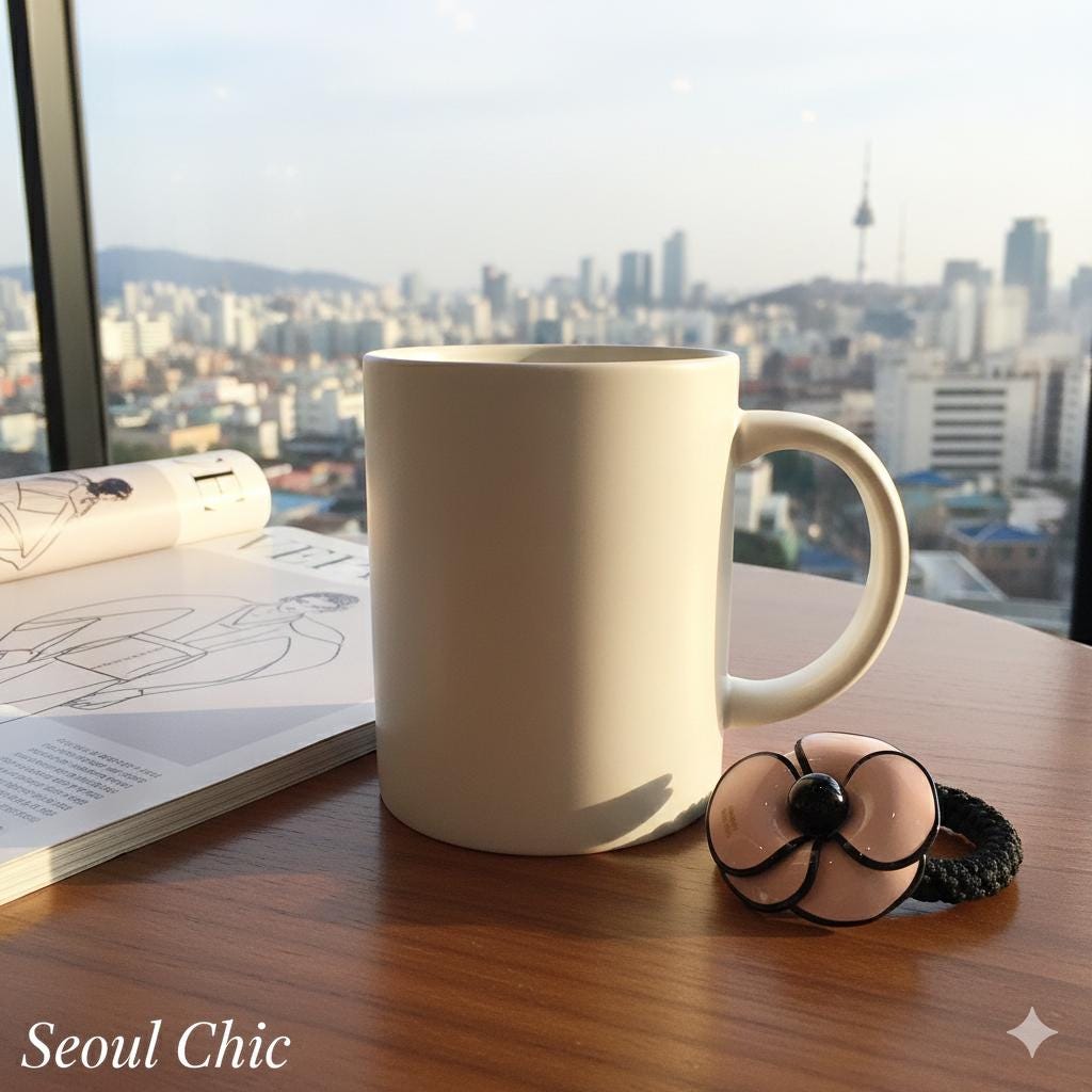 Pastel Color Big Flower Hair Tie (2.0 Inch) / Simple Cute Ponytail Holder / Hair Accessory for Woman / French Hair Tie