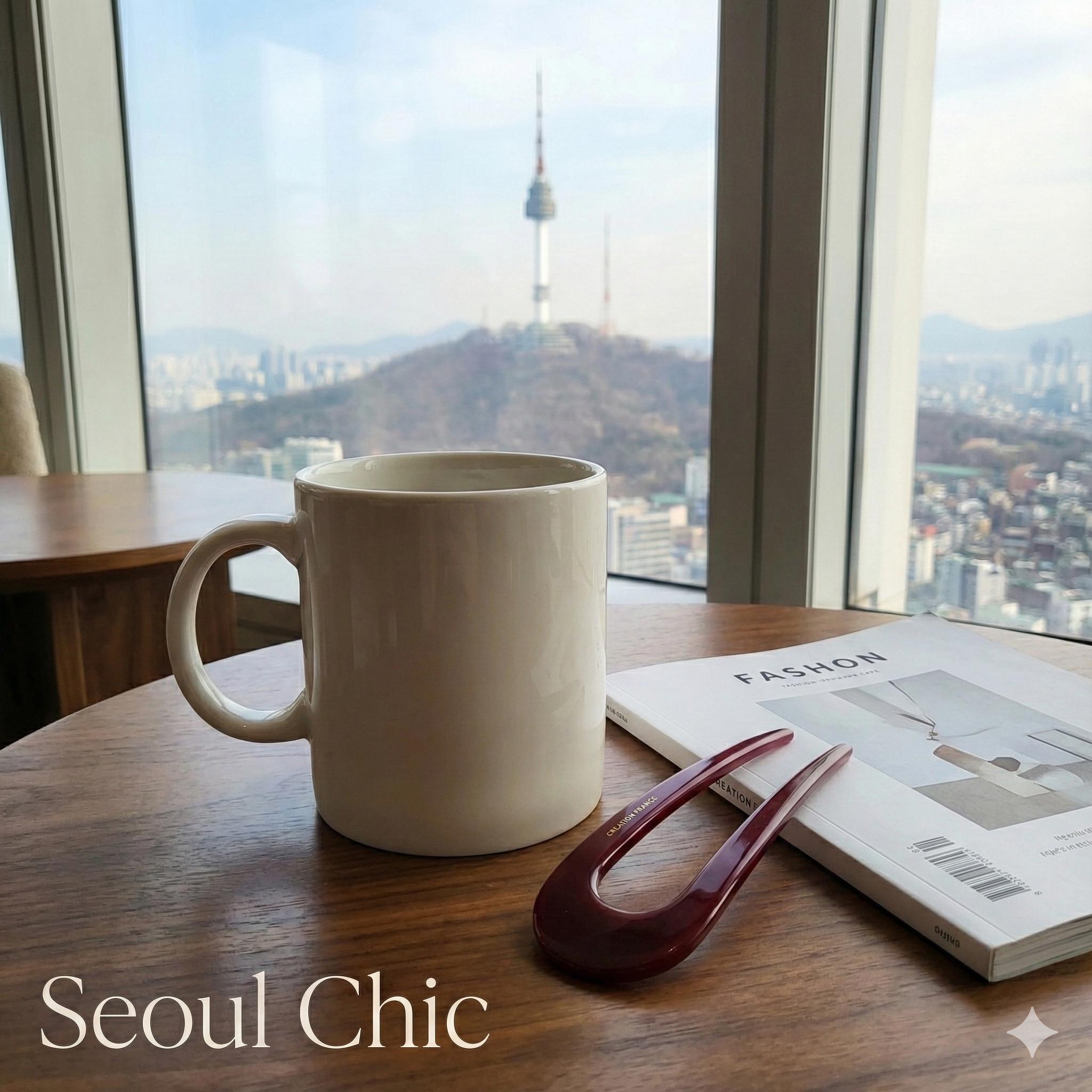 Pure Color U Shape Big Hair Stick / Tortoise Shell French Hair Pin / Hair Fork for Thick Hair