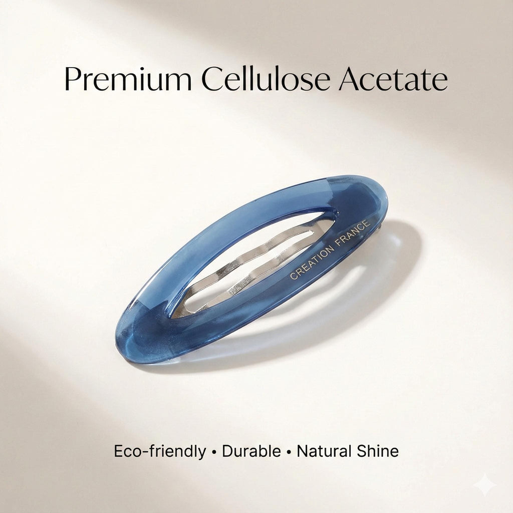 Pure Color Mini Oval Mini Snap Clip (2.2 Inch) / Tortoise Marble Hairgrip Barrette / Tic Tac Hair Clip Pin / French Hair Pin