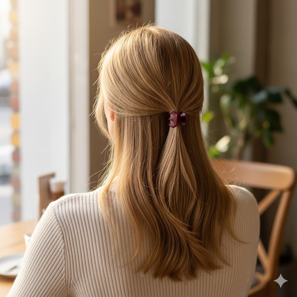 Pure Color Small Hair Claw Clip (0.8 Inch) / Cute French Hair Pin / Hair Accessory for Woman / French Barrette