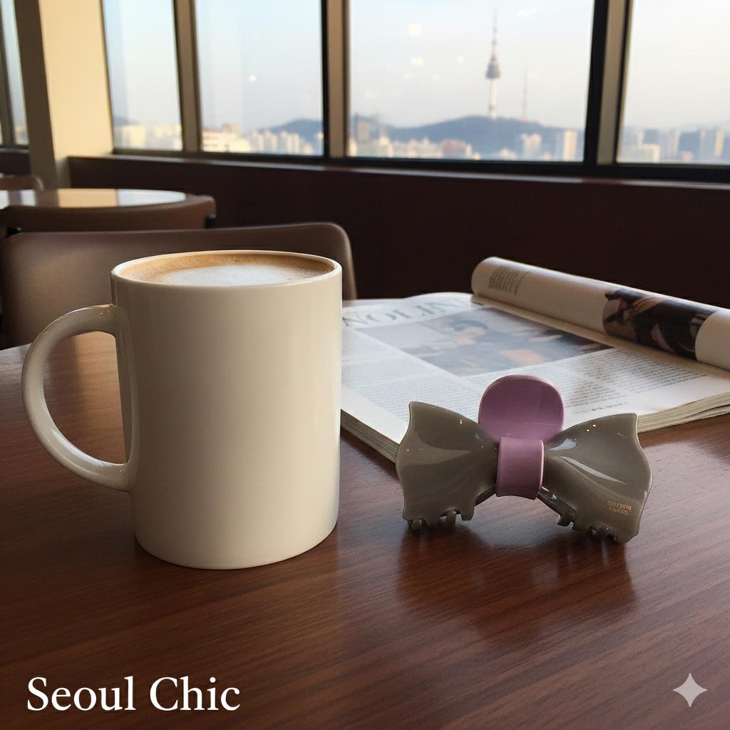 Ribbon Updo Hair Claw Clip (3.9 Inch) / Elegance French Hair Pin / Hair Barrette for Woman