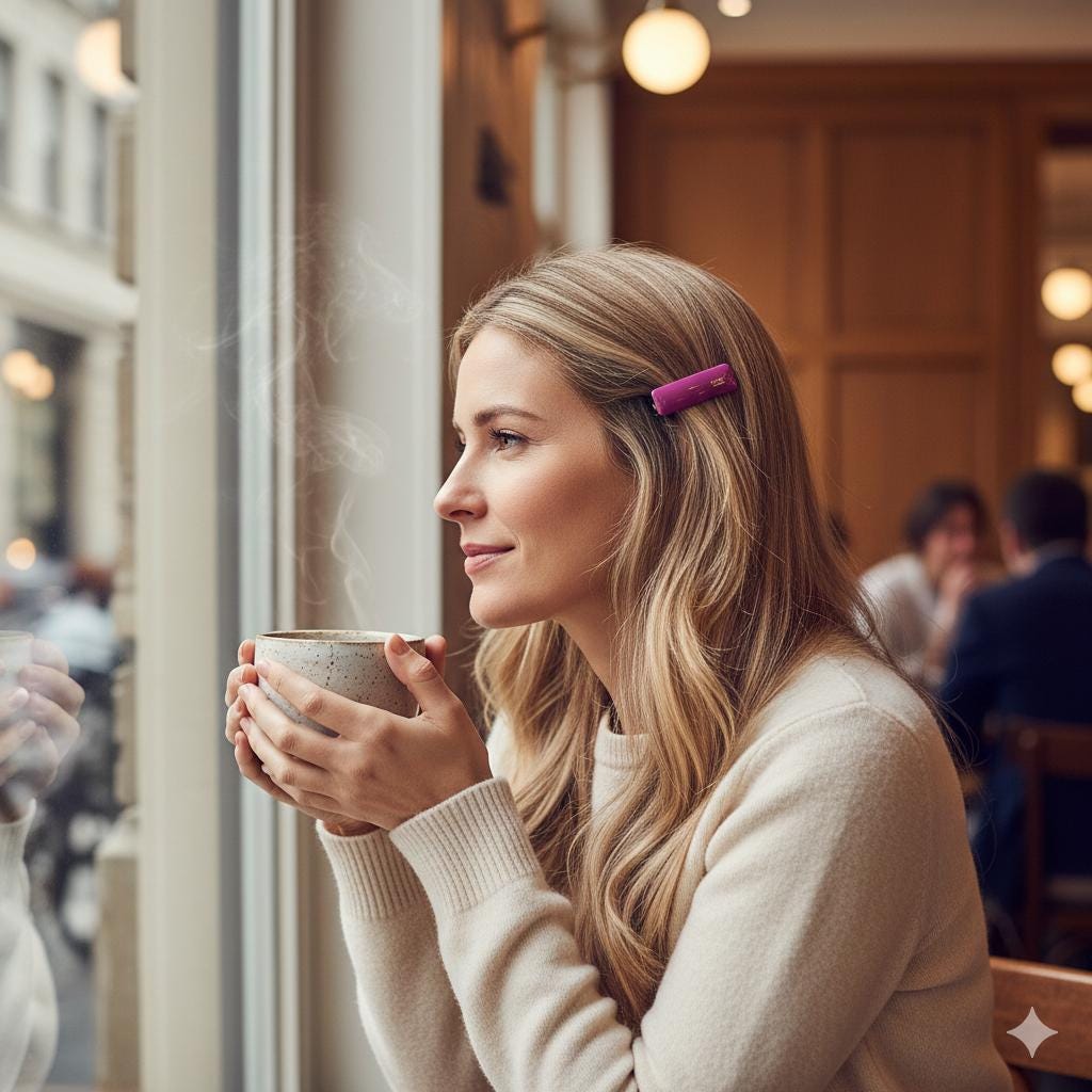 Rounded Straight Mini Hair Claw Clip (1.9 Inch) / Tortoise Shell Frech Pin / Alligator Hair Clip for Woman