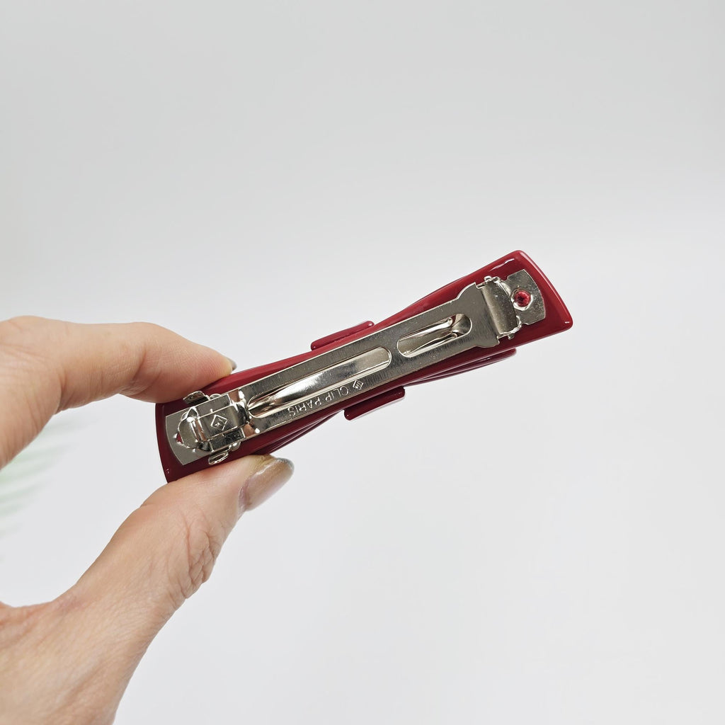 New Color Bow Tie Hair Clip (3.5 Inch) / Elegance French Hair Pin / Automatic Hair Clip