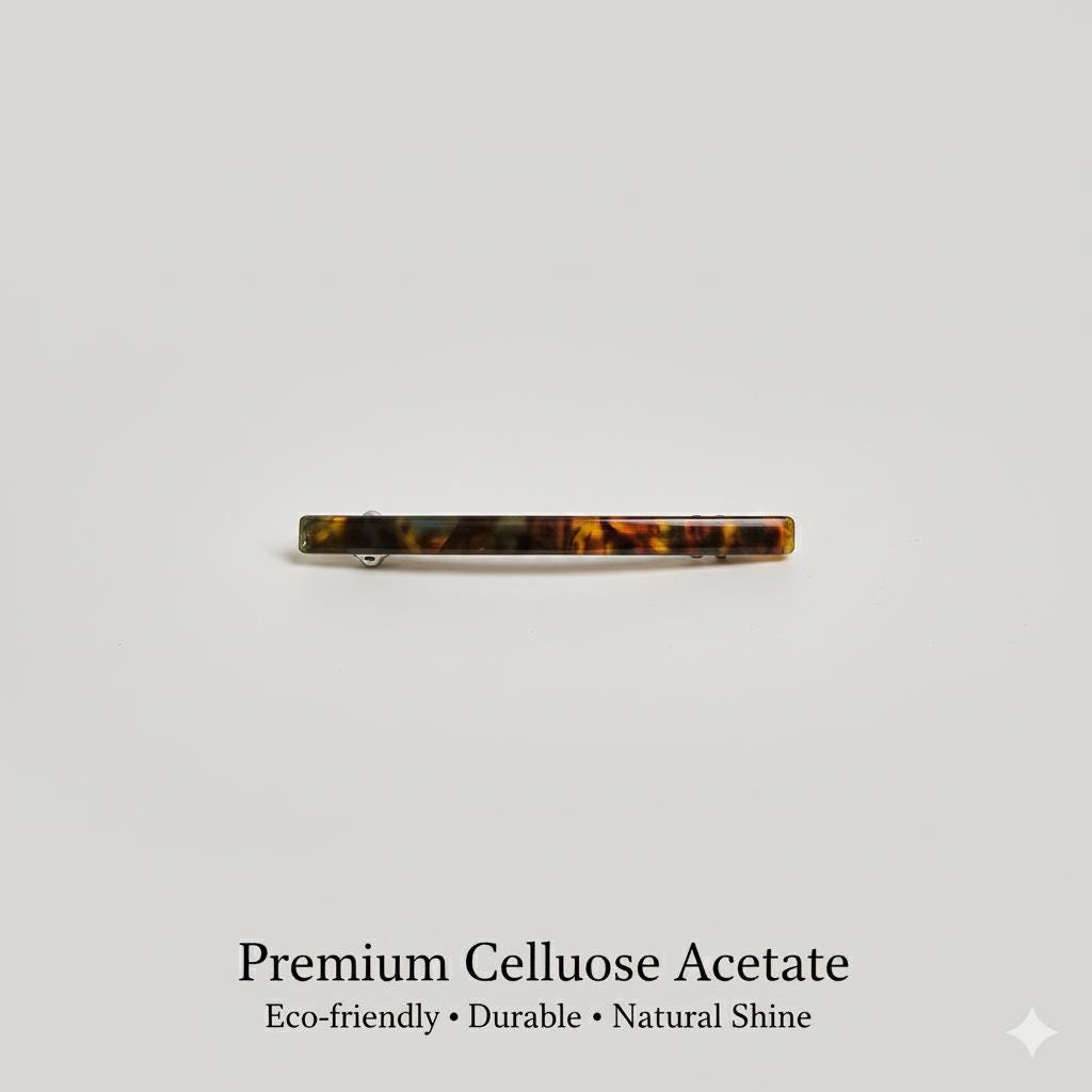 New Color Mini Slim Pepero Hair Clip (2.6 Inch) / Elegance Leopard French Hair Pin / Automatic Hair Clip