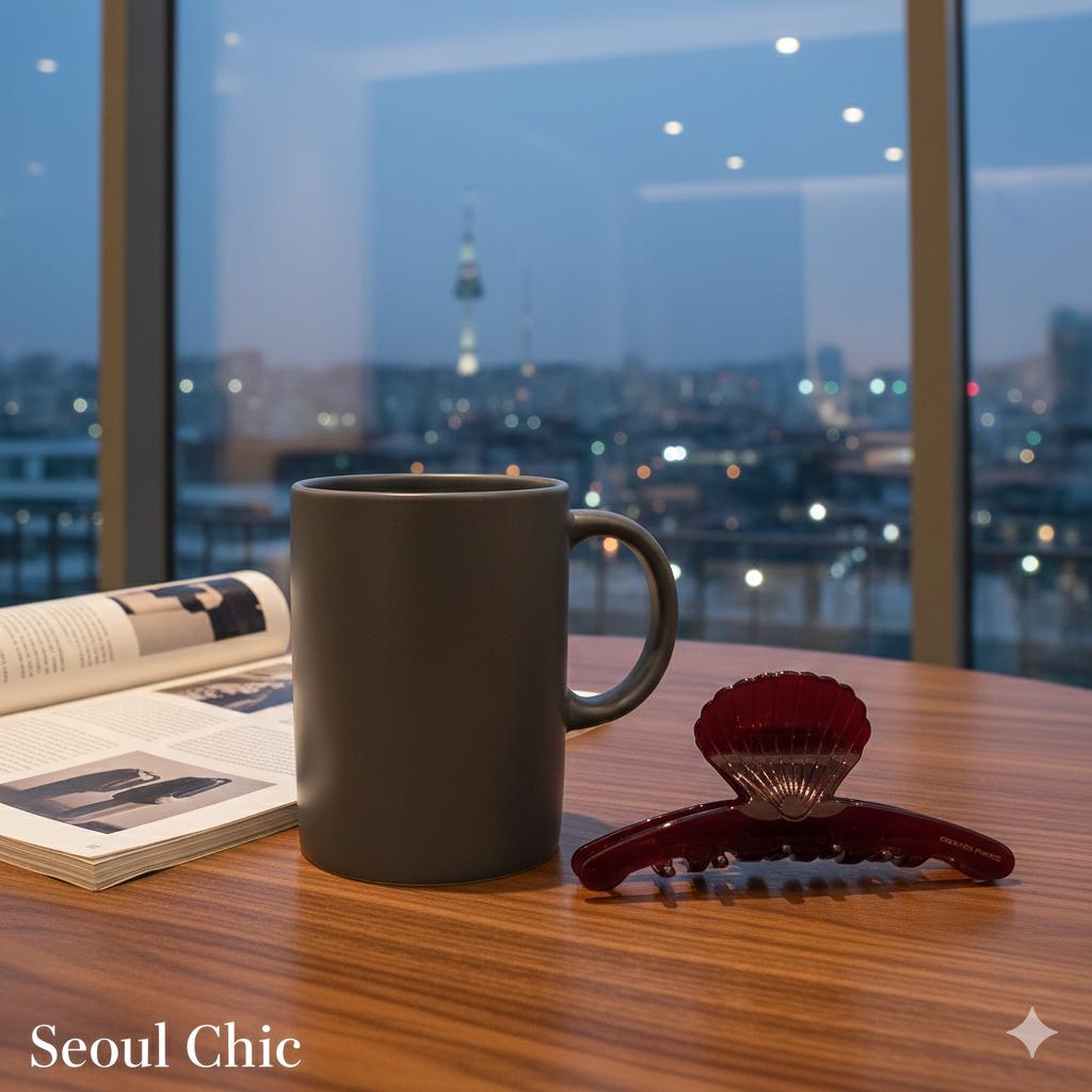 Acetate Shell Claw (4.9 Inch) | French Pin | Korean Hair Pin | Tortoise Pattern Barrette