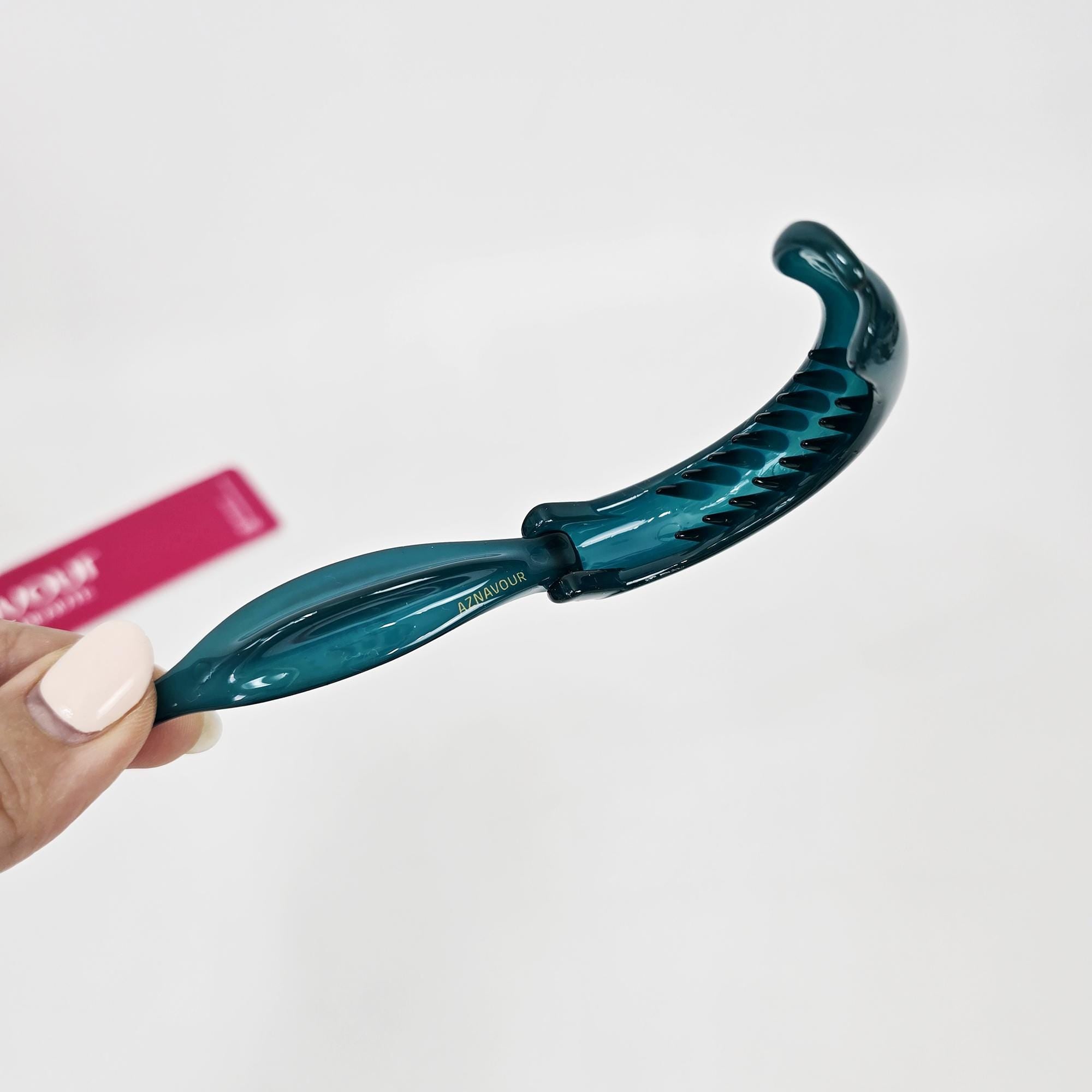Pure Color Half Moon Banana Half-Up Hair Pin (2.9 Inch) / Tortoise Marble Hair Comb Barrette / French Hair Pin