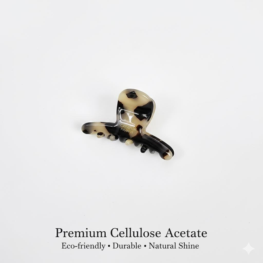 Bonita Elle Small Hair Claw Clip (1.9 Inch) / Elegant French Pin / Hair Accessory for Woman / Ponytail Holder
