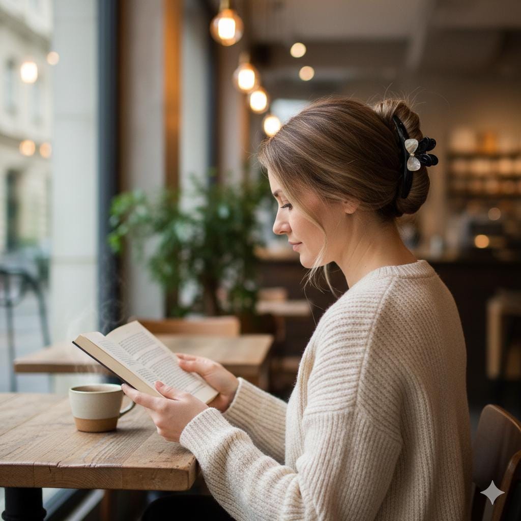 Black Aurora Rabbit Round Tie Hair Claw Clip with Cubic (4.7 Inch) / Elegance French Hair Pin / Hair Barrette for Woman