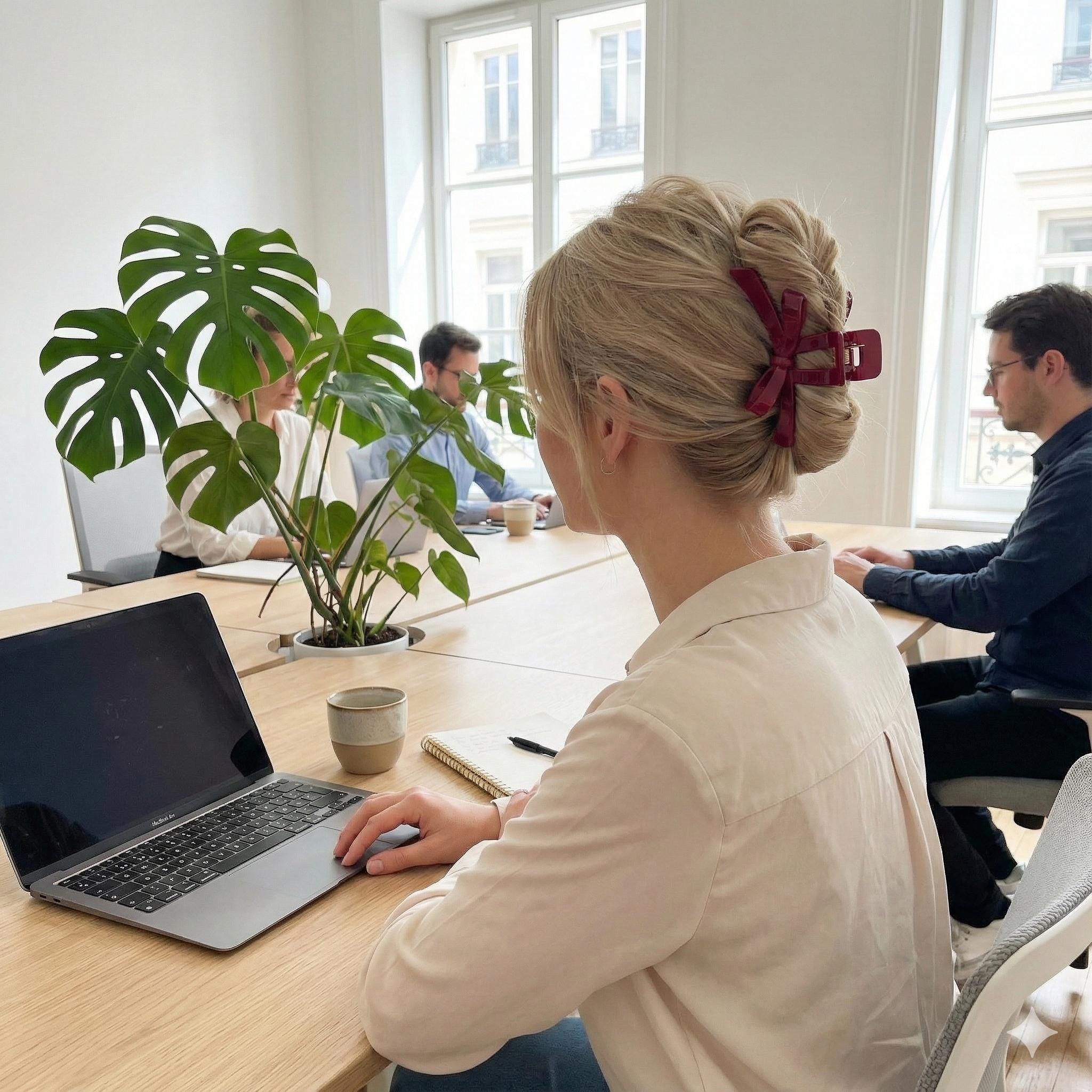 Acetate Luxe Bow Claw (4.9 Inch) | French Pin | Korean Hair Pin | Large Tortoise Shell Accessories