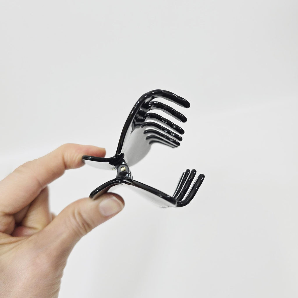 Acetate Hair Claw (4.3 Inch) | French Pin | Korean Hair Pin | Tortoise Shell Luna Hair Clip