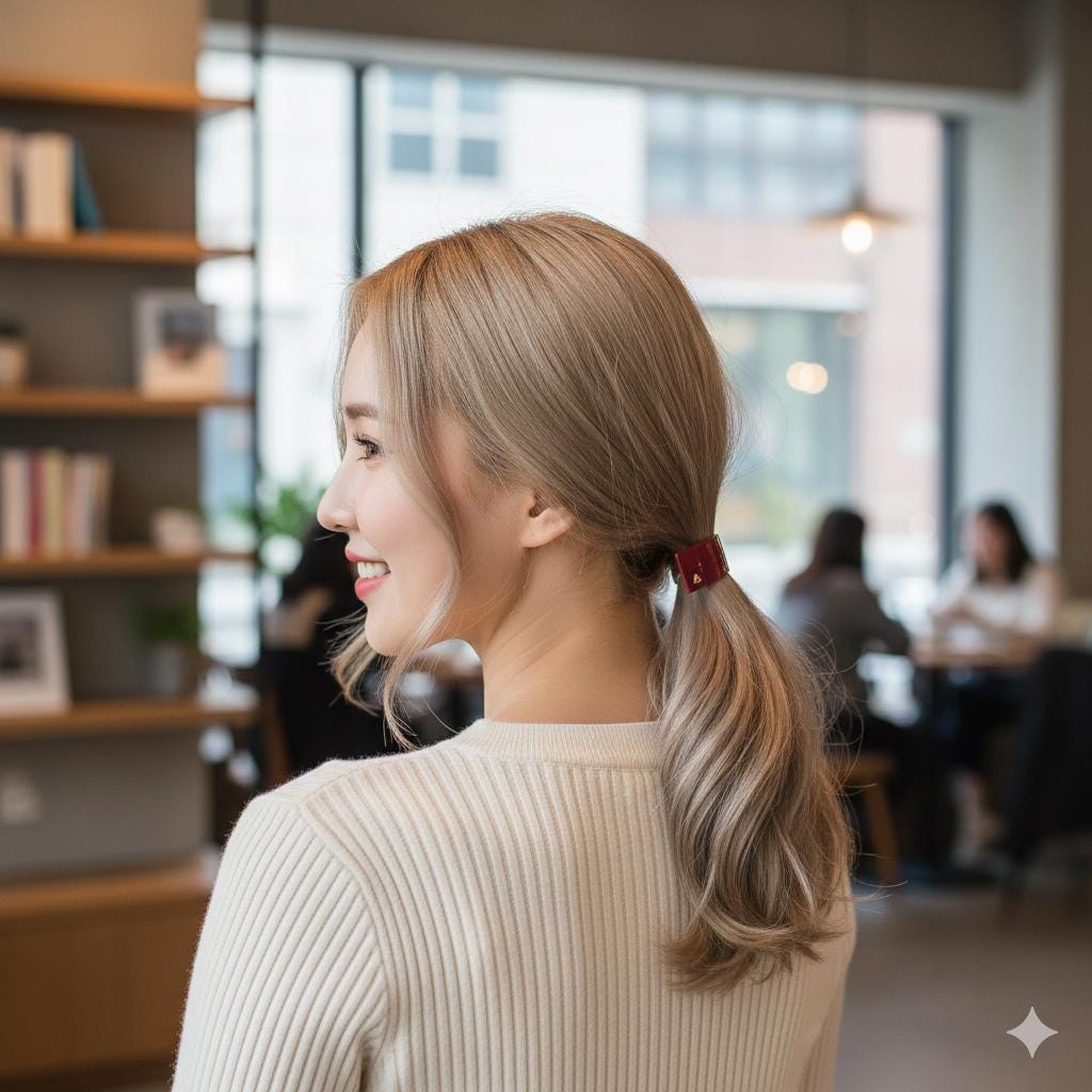 Acetate Barrette (4.1 Inch) | French Pin | Korean Hair Pin | Rectangular Ponytail Holder Clip