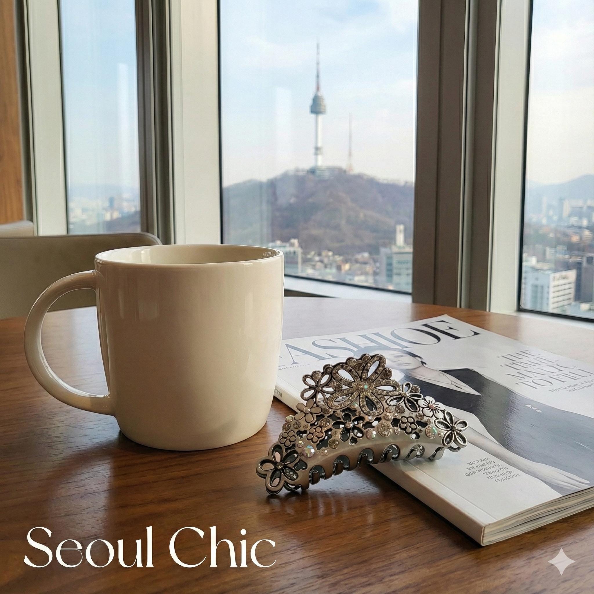 Pastel Color Isabel Large Hair Claw Clip (4.3 Inch) / Luxurious French Hair Pin / Hair Barrette for Woman