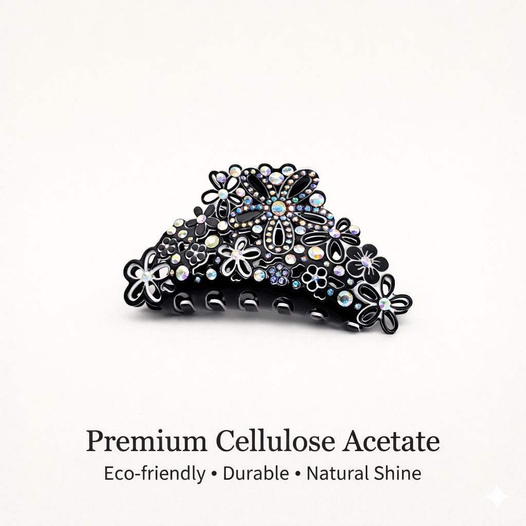 Pastel Color Isabel Large Hair Claw Clip (4.3 Inch) / Luxurious French Hair Pin / Hair Barrette for Woman