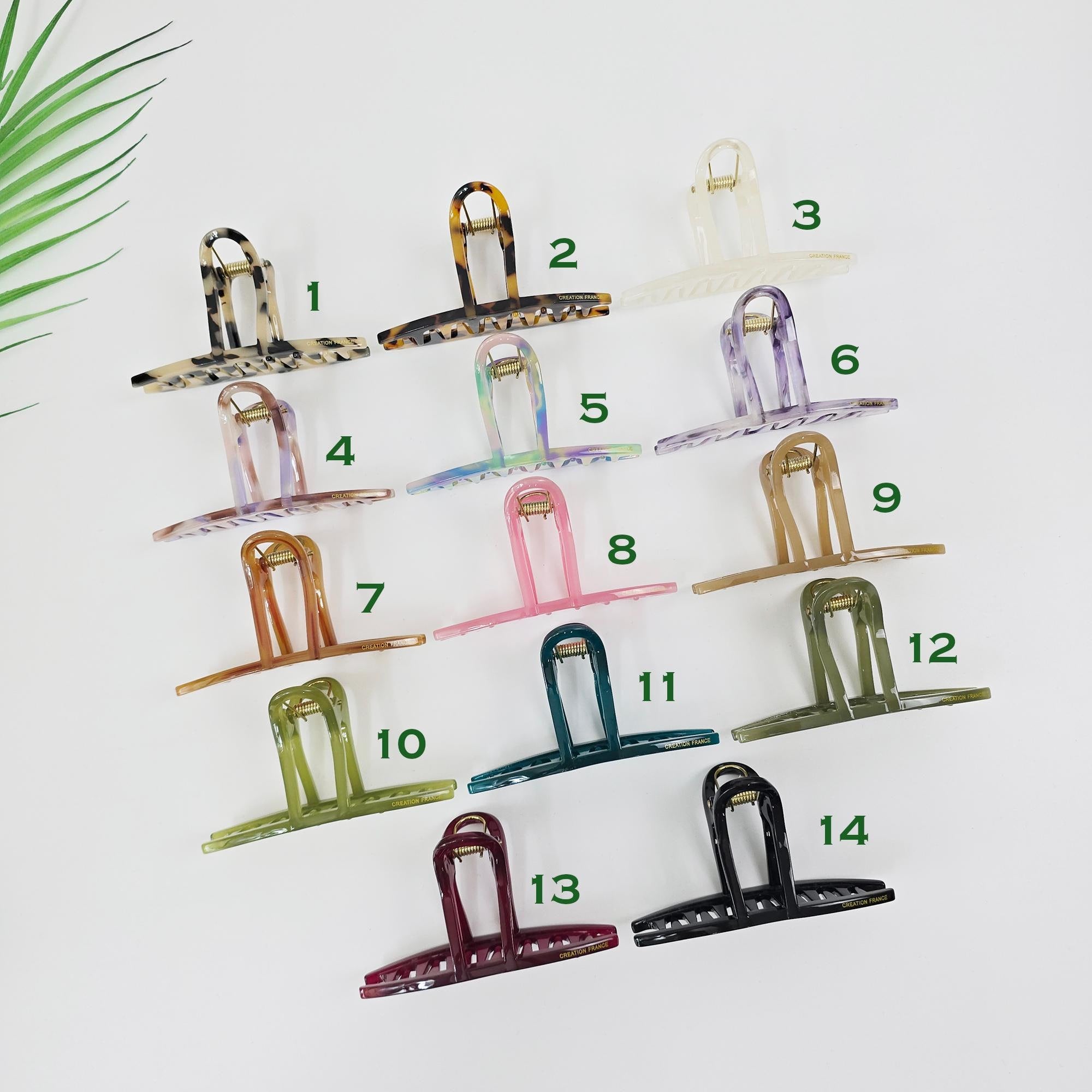 Acetate Claw Clip (3.5 Inch) | French Pin | Korean Hair Pin | Minimalist Accessories