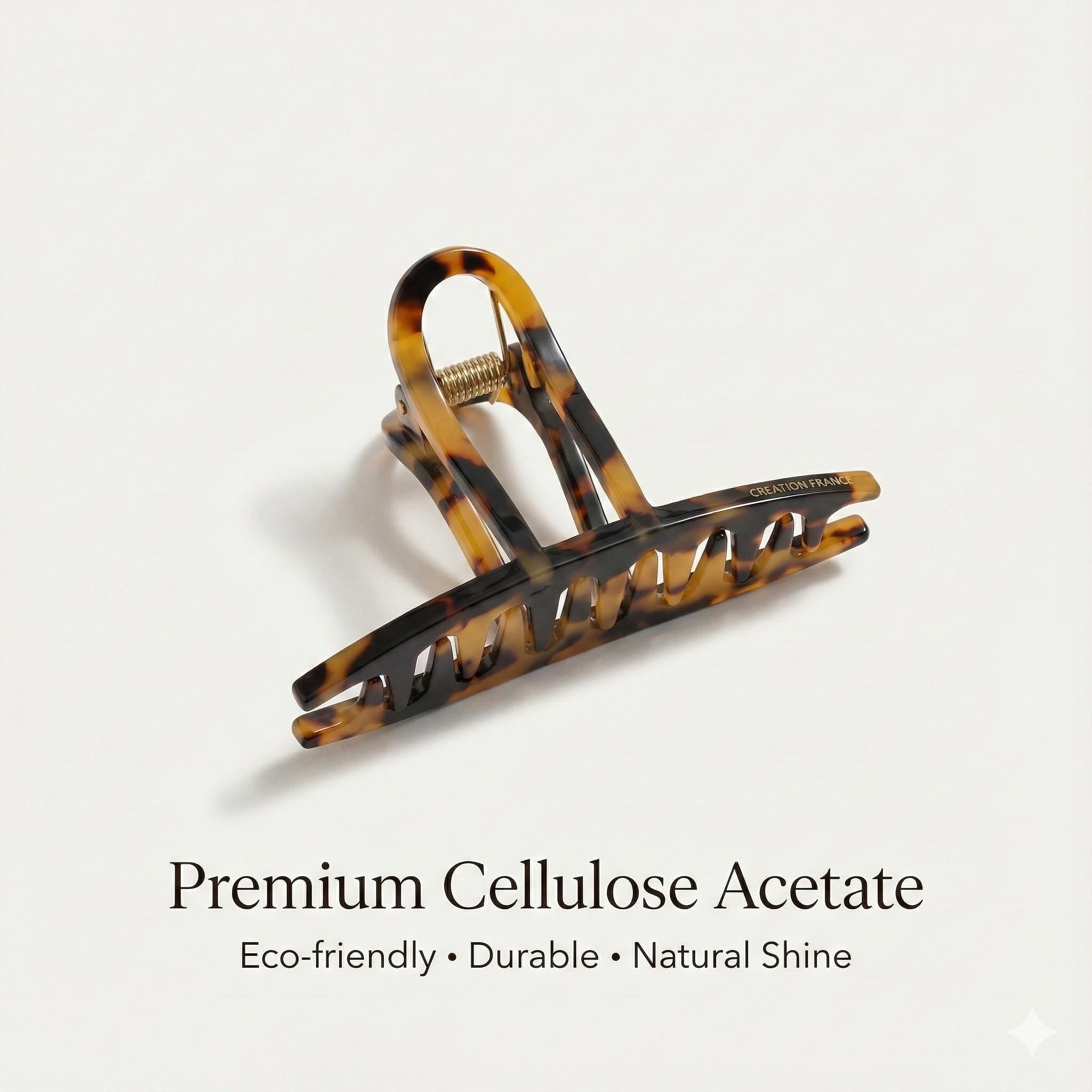 Acetate Claw Clip (3.5 Inch) | French Pin | Korean Hair Pin | Minimalist Accessories