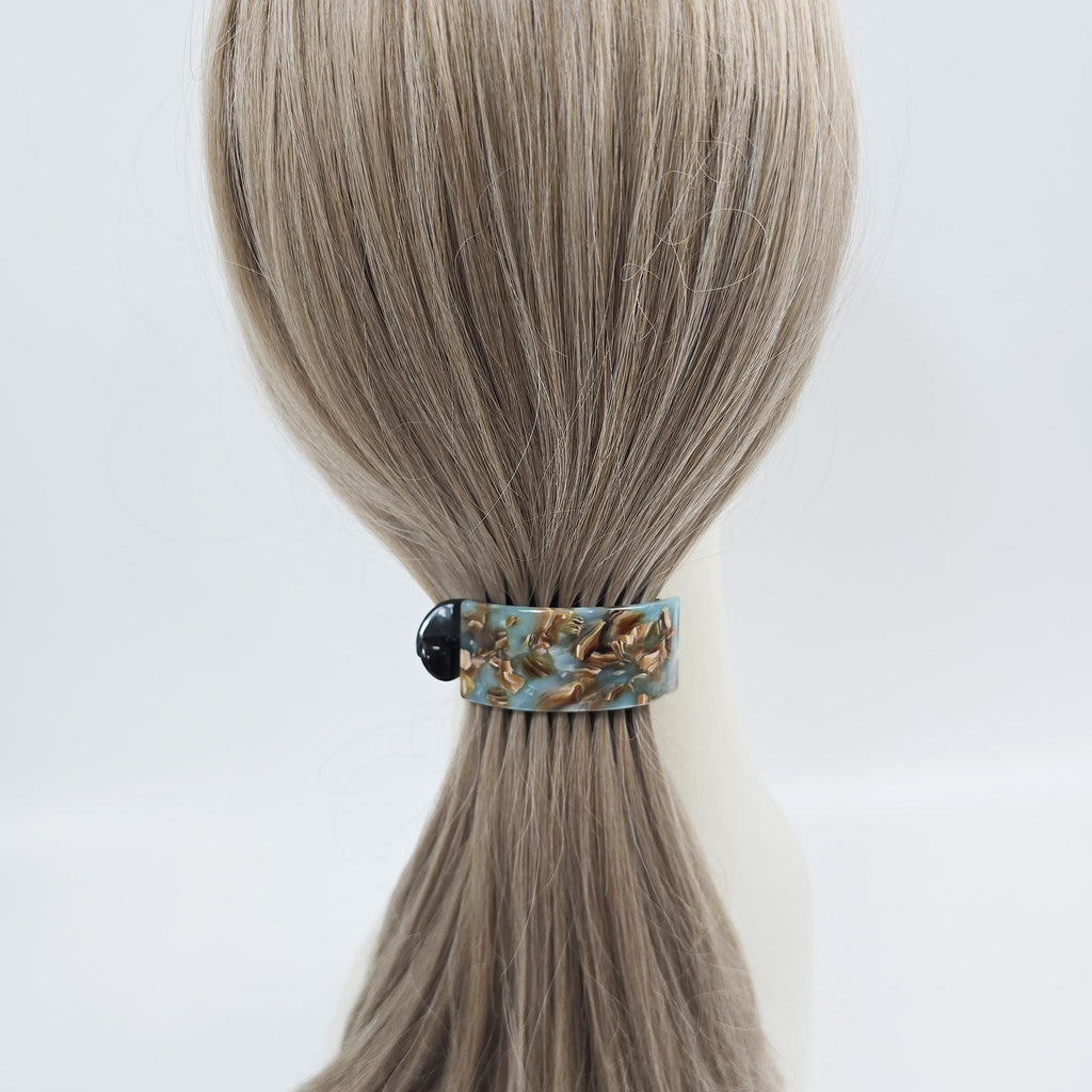 Tortoise Shell Banana Clip (2.4 Inch) | French Pin | Korean Hair Pin | Small Ponytail Holder