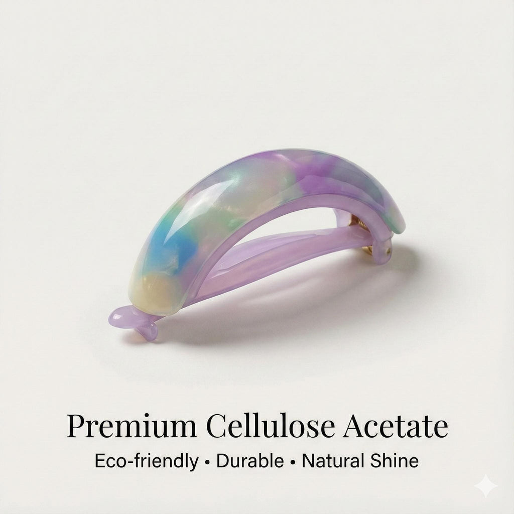 Half Moon Banana Claw Clip (3.0 Inch) / Tortoise Shell Hair Comb Barrette / Clincher Comb Hair Accessory / French Hair Pin