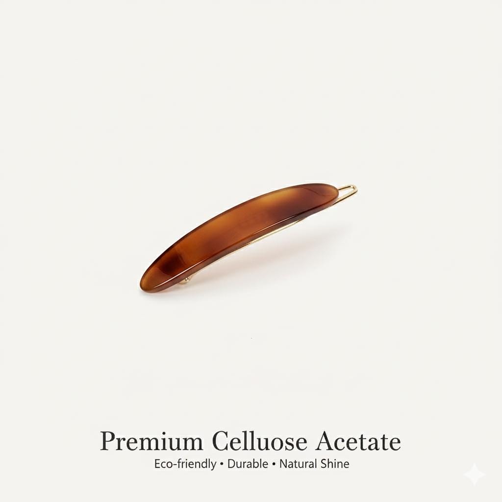 Laurence Round Oval Mini Bobby Pin (2.0 Inch) / Luxurious Small French Hair Pin / Hair Accessory for Woman / Mini Hair Clips
