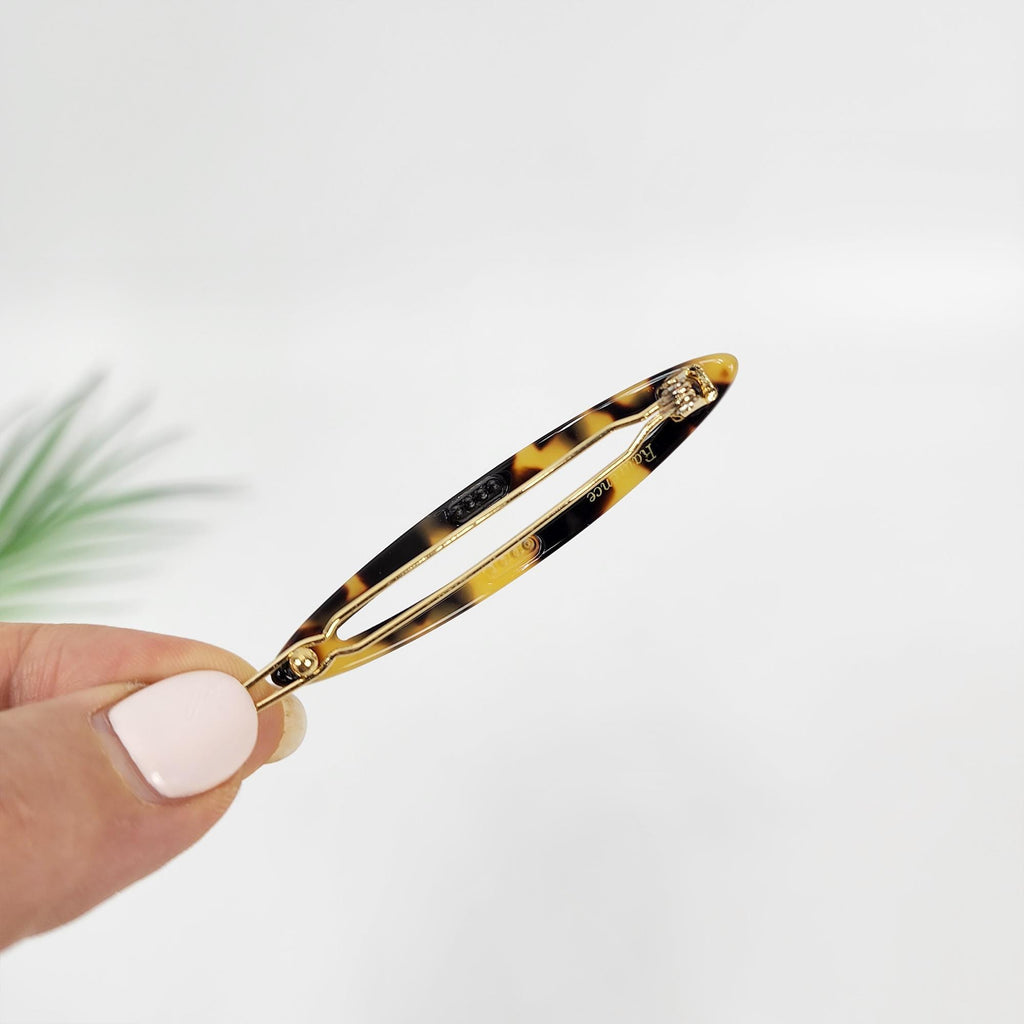 Raurence Oval Long Bobby Pin (2.6 Inch) / Luxurious French Hair Pin / Hair Accessory for Woman / Mini Claw Clip / Snap Pin for Thin Hair