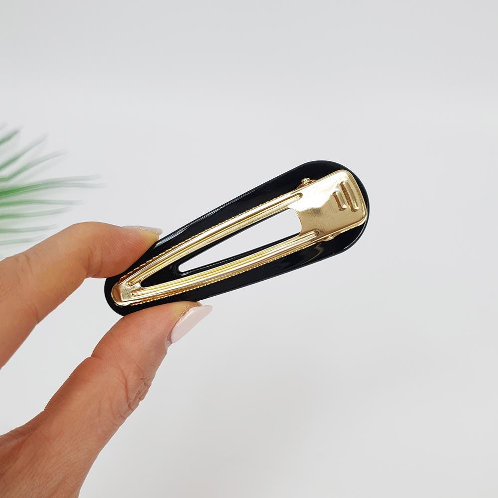 Leopard Bold Triangle Hair Claw Clip (3.1 Inch) / Tortoise Shell French Hair Pin / Alligator Hair Clip for Woman