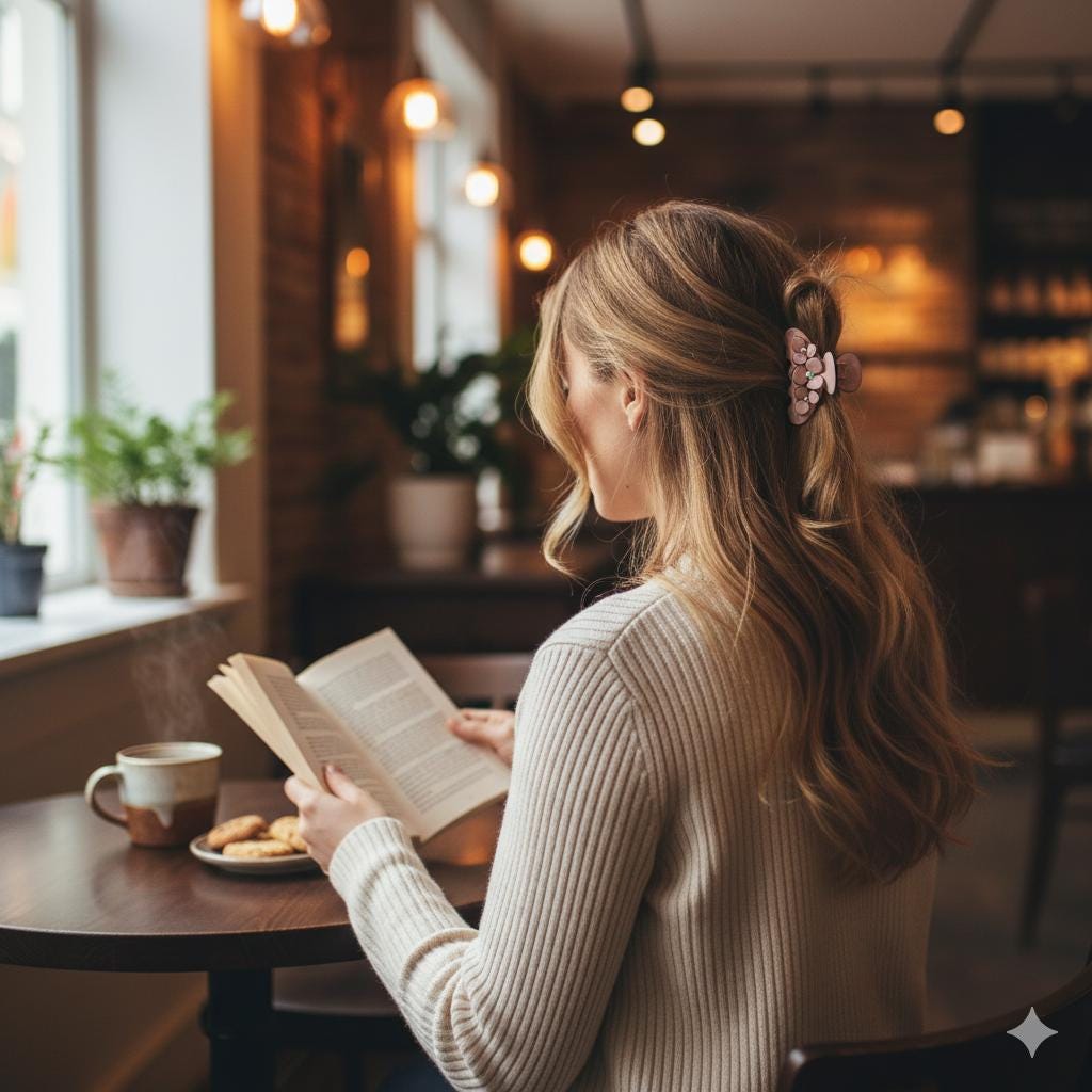 Compact Flower Hair Clips / Pastel Color Mini Hair Claw Clip / Hair Barrette for Woman