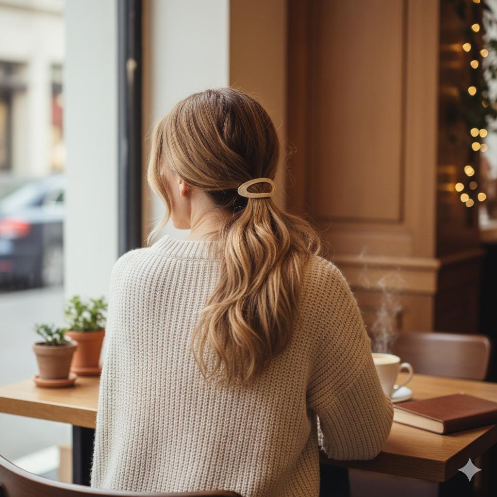 Aurora Oval Bold Hair Barrette / Tortoise Marble Leopard French Hair Pin / Hair Accessory for Woman / Automatic Hair Clip