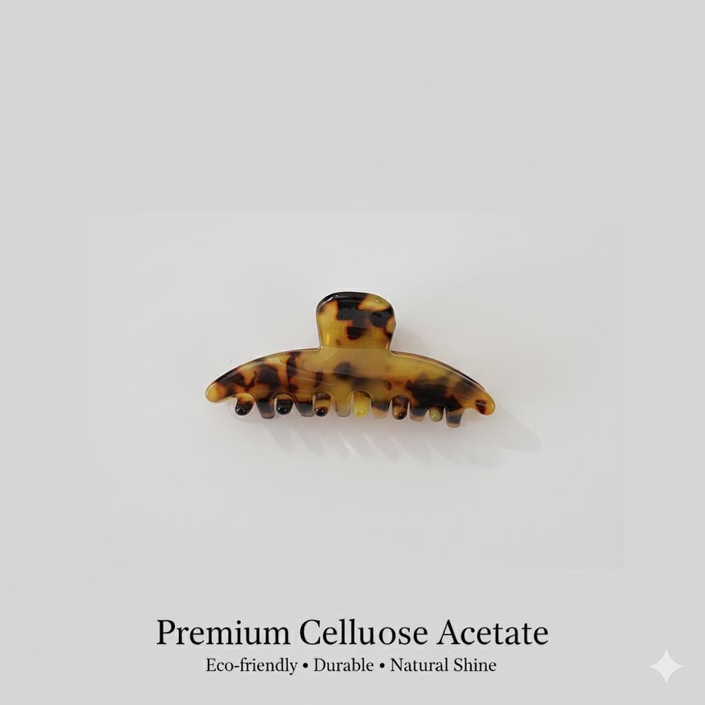 Leopard Mini Hair Clips / Tortoise Shell Small French Hair Pin / Hair Barrette for Woman / Hair Clip for Thin Hair