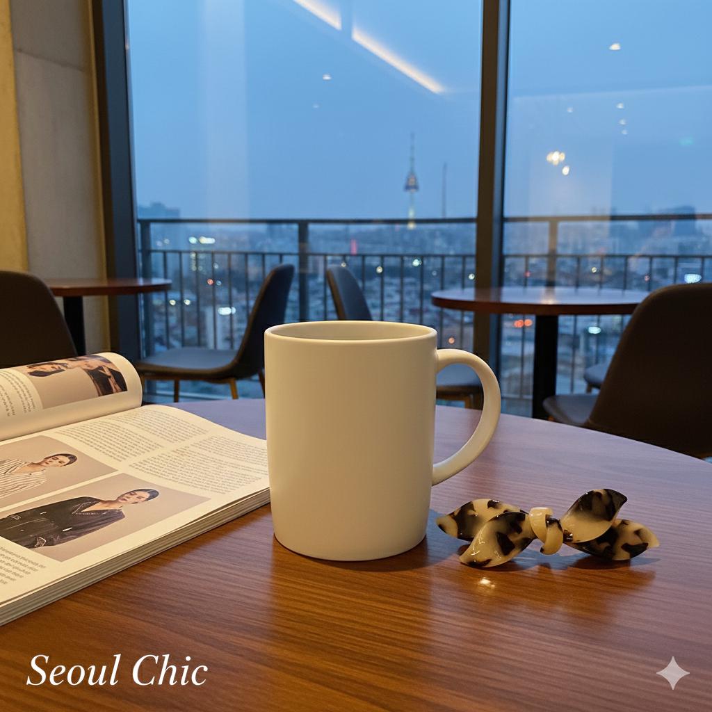 Leopard Double Wave Ribbon Hair Barrette / Tortoise Marble French Hair Pin / Hair Accessory for Woman / Automatic Hair Clip