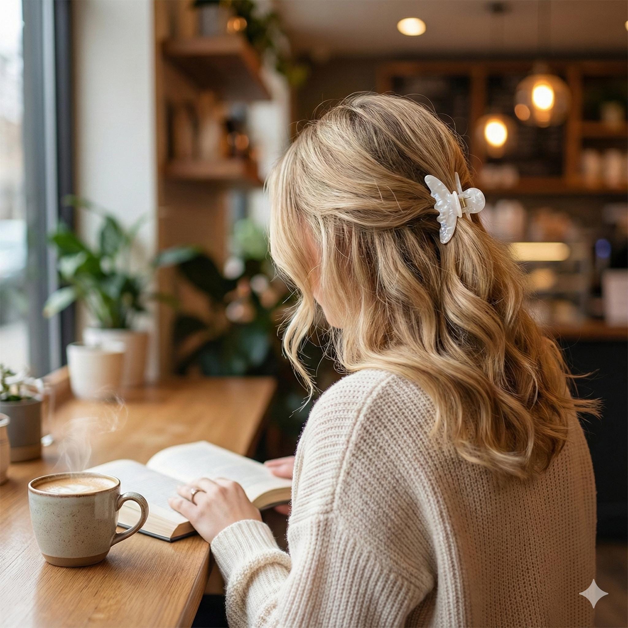 Aurora Joy Small Hair Clips (2.0 Inch) / Tortoise Shell Mini French Hair Pin / Hair Barrette for Woman