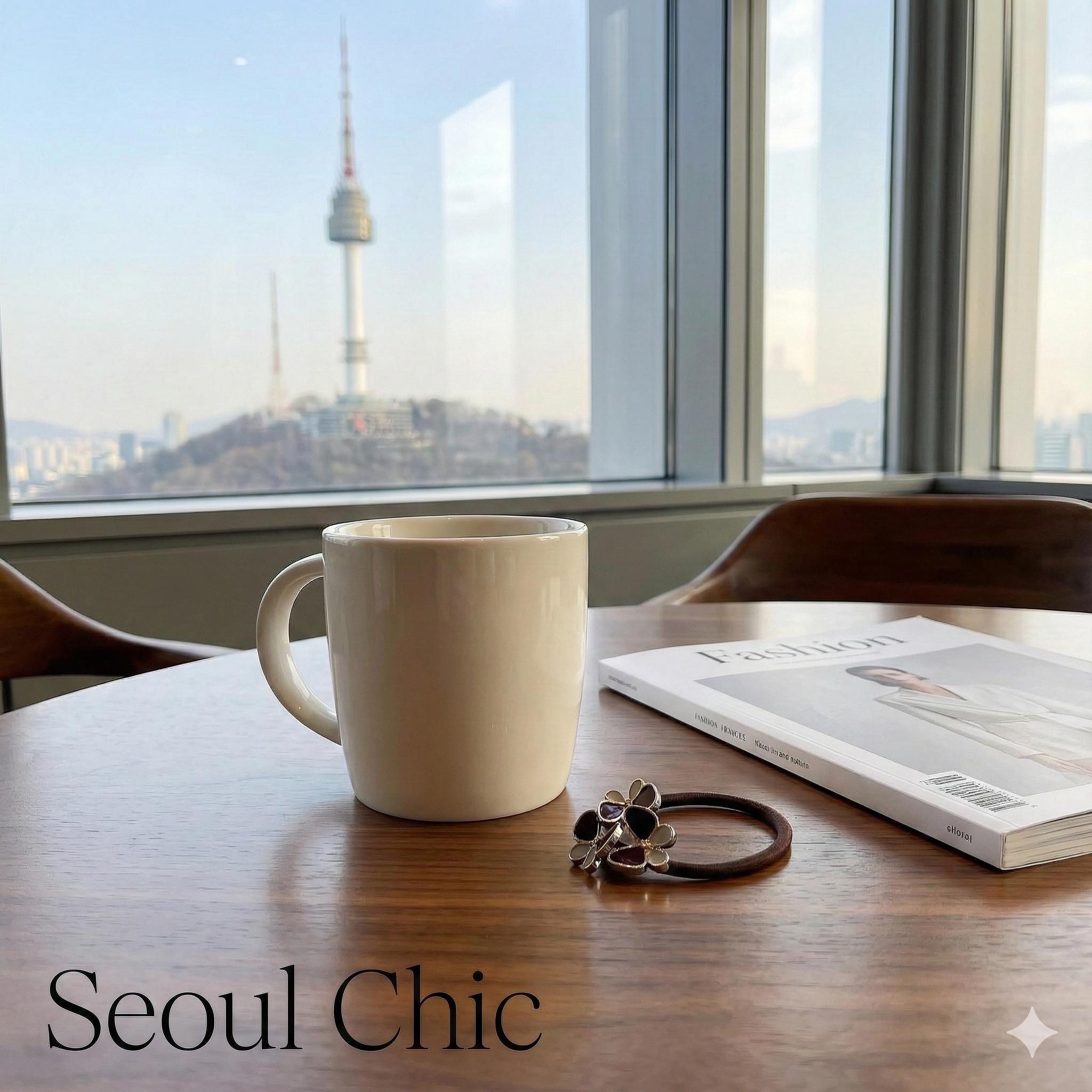 Butterfly Friends Ponytail Hair Tie (1.4 Inch) / Simple Cute Ponytail Holder / Hair Accessory for Woman / French Hair Tie