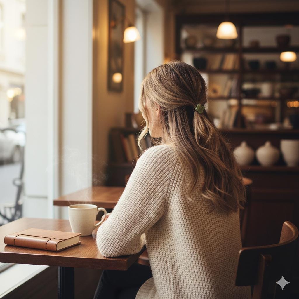 Aurora Lovely Clover Hair Tie / Simple Cute Ponytail Holder / Hair Accessory for Woman / French Hair Tie