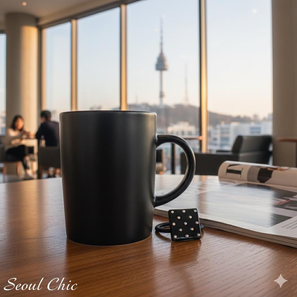 Bold Cube Hair Tie with Cubic Stone / Simple Cute Ponytail Holder / Hair Accessory for Woman / French Hair Tie