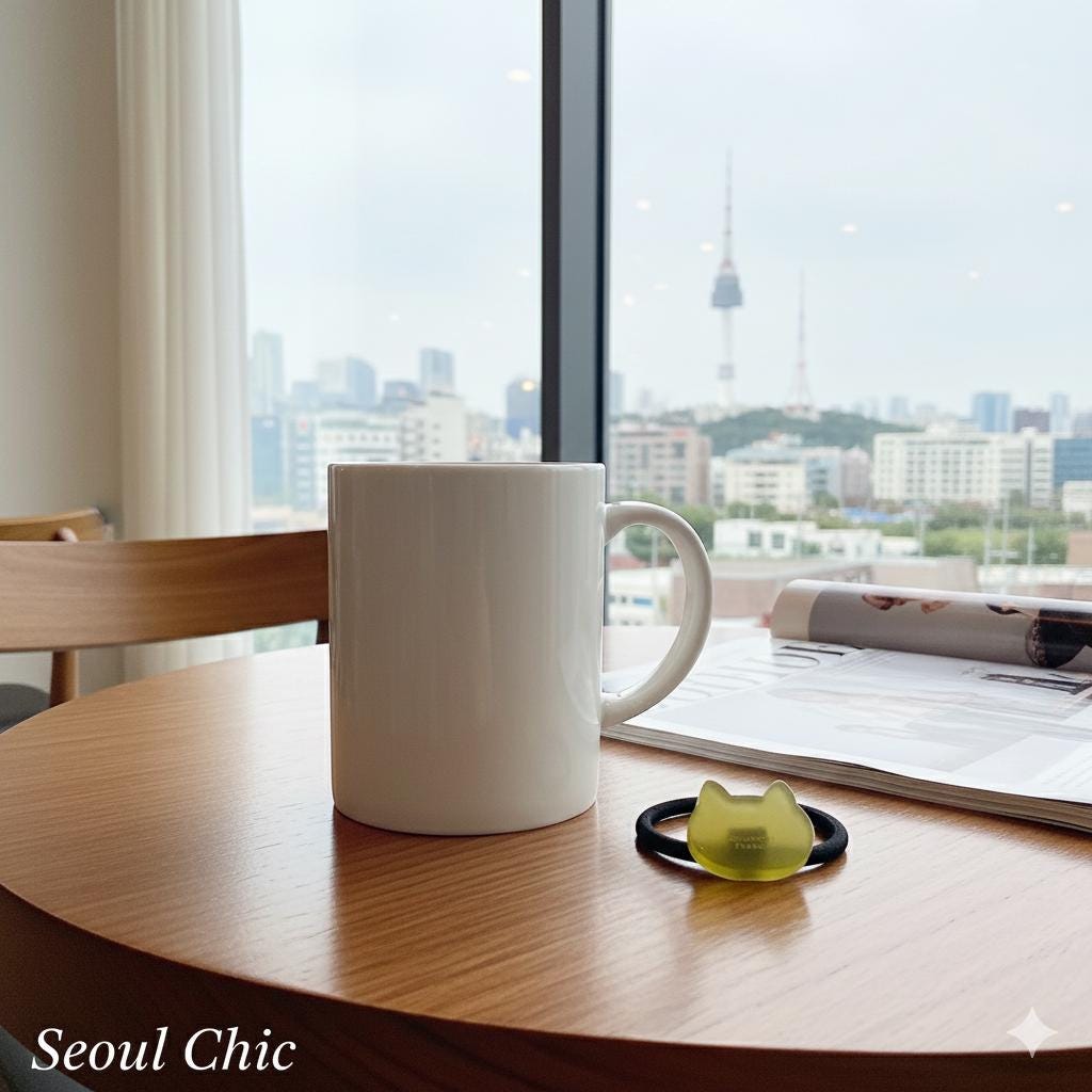 Cute Mini Cat Small Hair Tie / Simple Cute Ponytail Holder / Hair Accessory for Woman / French Hair Tie