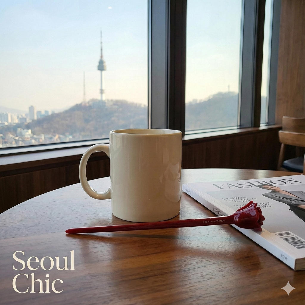 Blooming Rose Small Flower Updo Hair Stick (6.9 Inch) / Vintage Leopard French Hair Pin / Hair Fork for Thick Hair