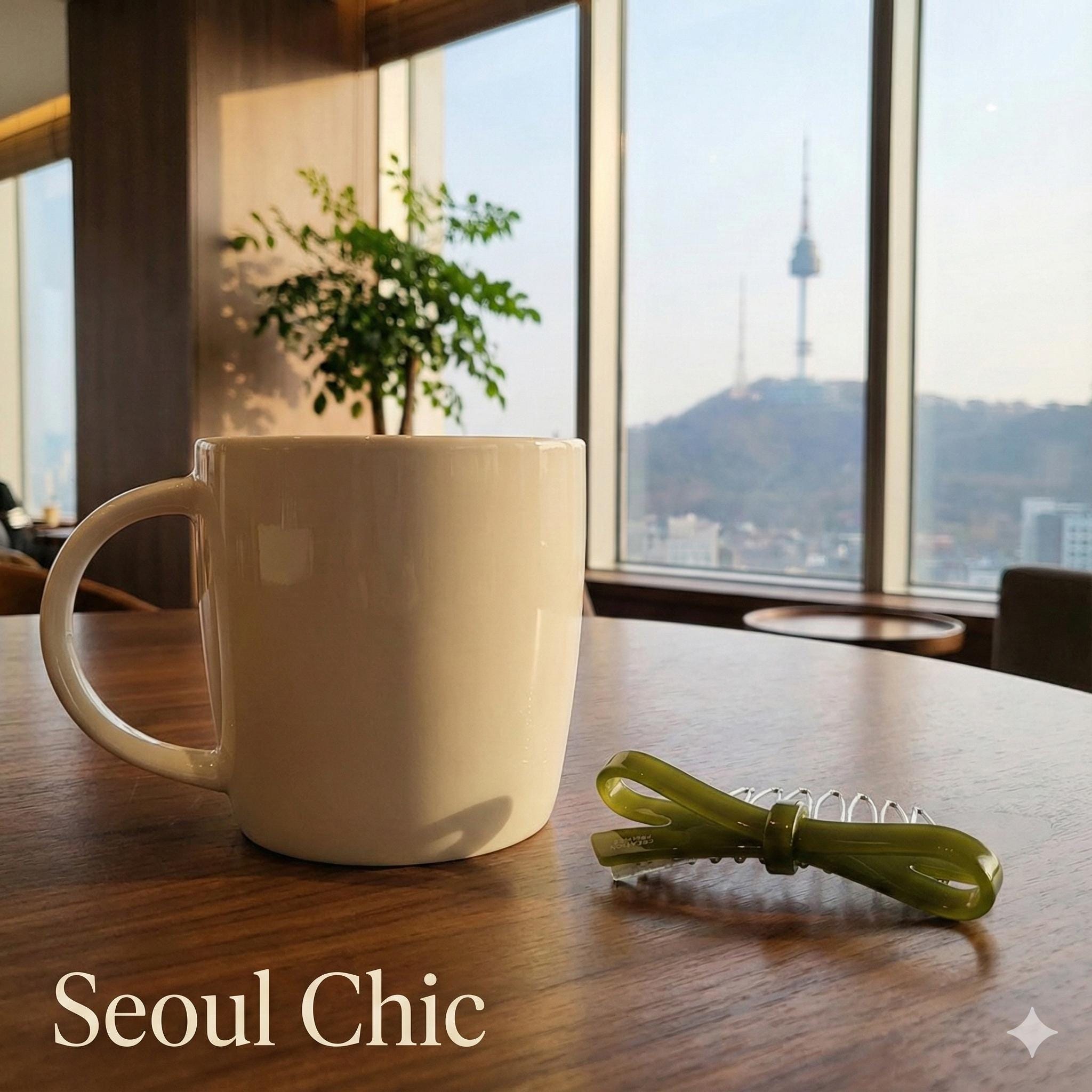 Pure Color Simple Ribbon Non-slip Hair Comb Pin (2.8 Inch) / Cute French Hair Pin / Hair Fork for Woman