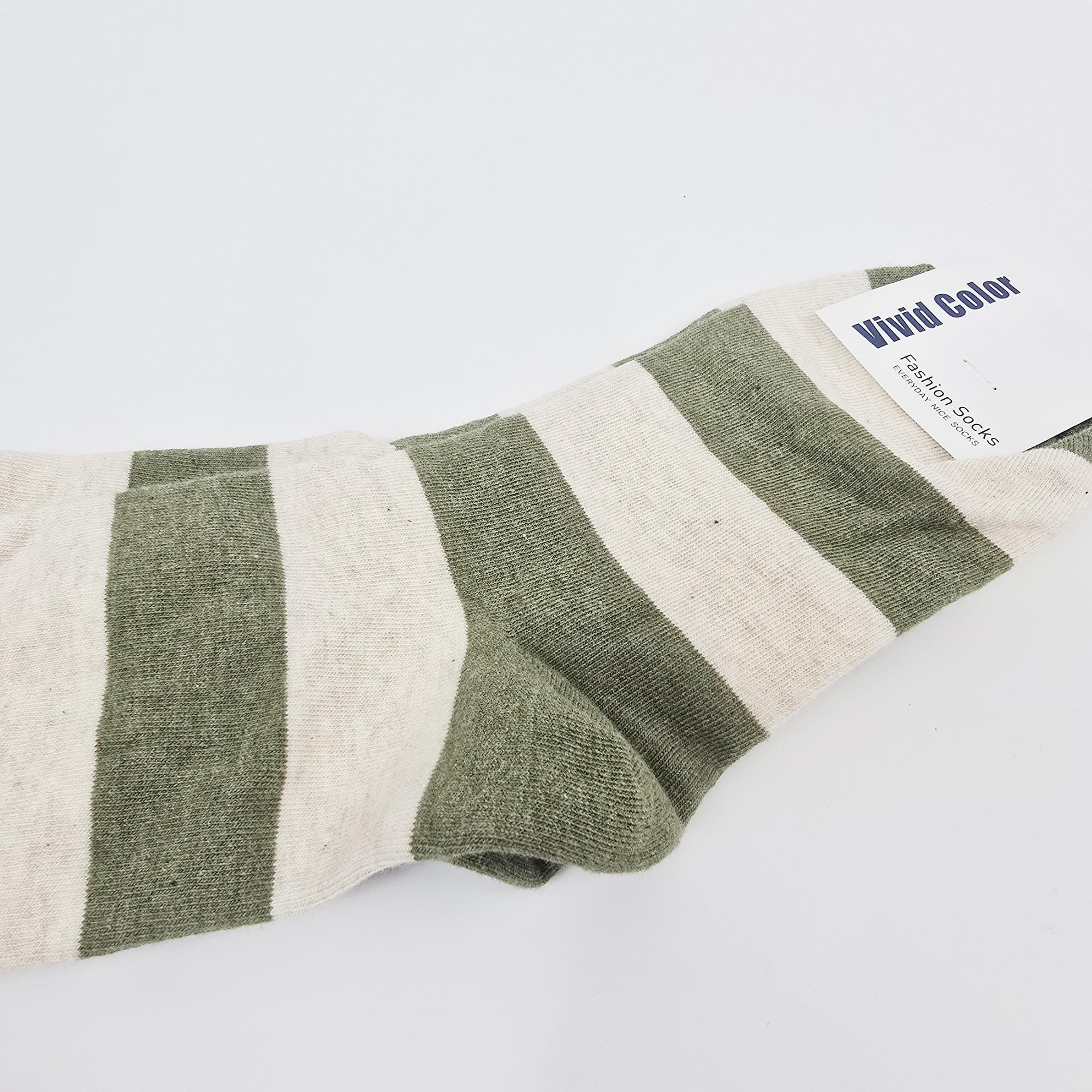 Floral Crew Socks | Soft Cotton Breathable Mid Calf | Korean Socks | Unique Gift for Her