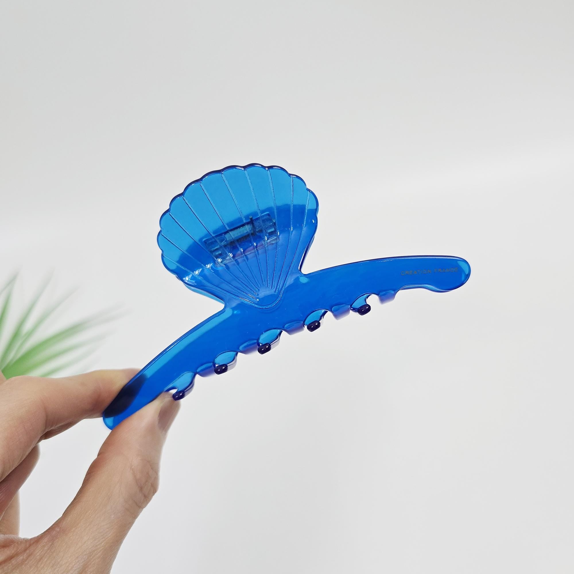 Acetate Shell Claw (4.9 Inch) | French Pin | Korean Hair Pin | Tortoise Pattern Barrette