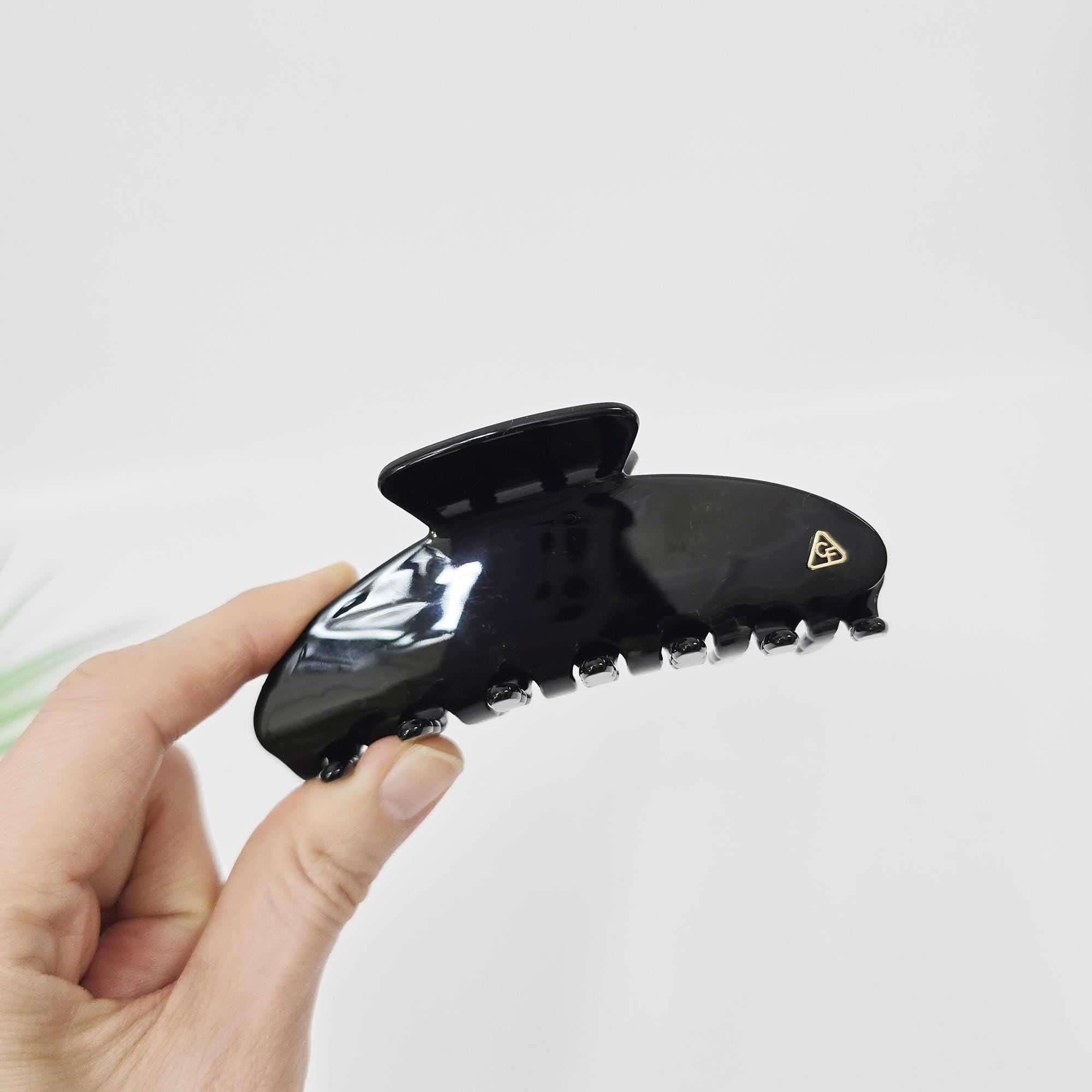 Acetate Hair Claw (4.3 Inch) | French Pin | Korean Hair Pin | Tortoise Shell Luna Hair Clip