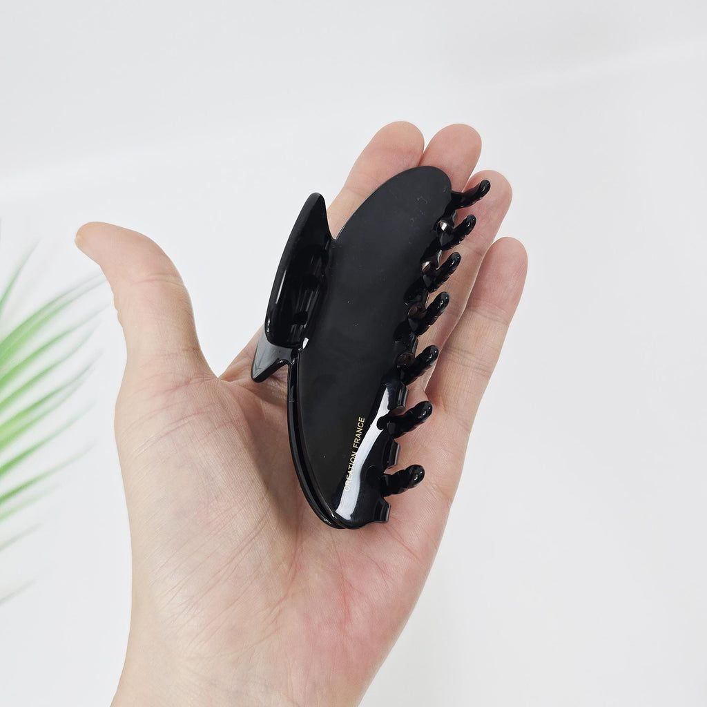 Acetate Hair Claw (4.3 Inch) | French Pin | Korean Hair Pin | Tortoise Shell Luna Hair Clip