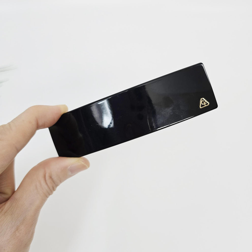 Acetate Barrette (4.1 Inch) | French Pin | Korean Hair Pin | Rectangular Ponytail Holder Clip