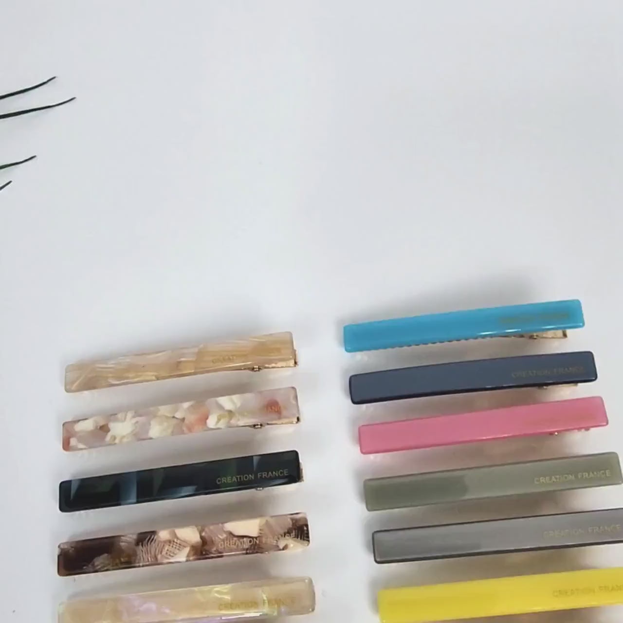 Slim Hair Claw Clip (3.1 Inch) / Cute French Hair Pin / Alligator Hair Clip for Woman / Mini French Barrette for Girls